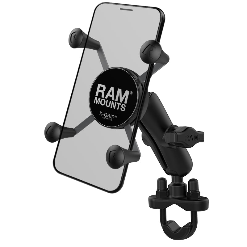 RAM X-Grip Phone Holder with Handlebar U-Bolt Base