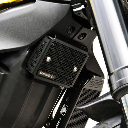 Super Corse Voltage Regulator Cover - Ducati Scrambler - Silver or Black