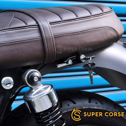 Super Corse Helmet Lock - Frame Rail Mount - 2016+ Triumph Classics