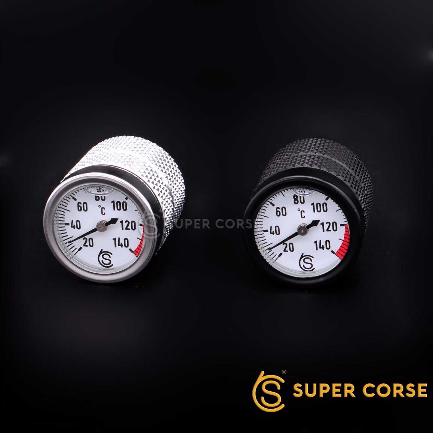 Super Corse Temperature Gauge Oil Fill Cap - Triumph Classics