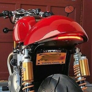 New Rage Cycles Tucked License Plate Bracket Only - Thruxton 1200 / R