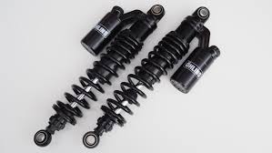 Ohlins S36PR1C1L STX36 Blackline Reservoir Shocks - Triumph Thruxton R / 1200 / Speed Twin