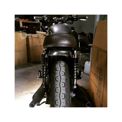 Motone Shorty Rear Fender - Polished - Triumph Street Twin, Street Cup, Street Scrambler, T100, T120