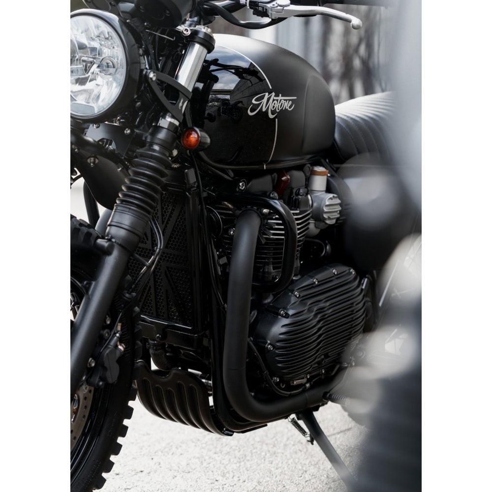 Motone Craig Bars - Engine Crash Bars - 2016-2022 Triumph Bonneville T100, T120, Street Twin, Speed Twin 900 - Black or Polished