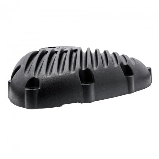 Motone Finned Stator Engine Cover - Black Finish