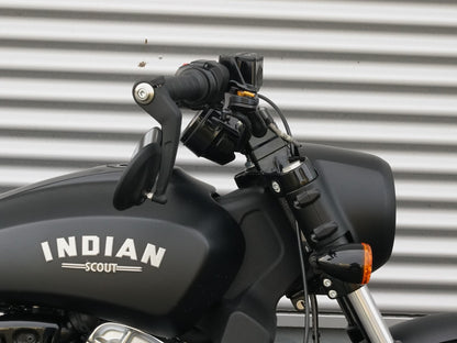 Wunderkind 30MM Handlebar Riser Kit / Cable Cover - Indian Scout Bobber