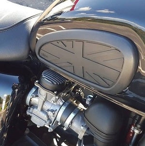 Motone Tank Knee Pads - Union Jack - 2001+ Triumph Classics