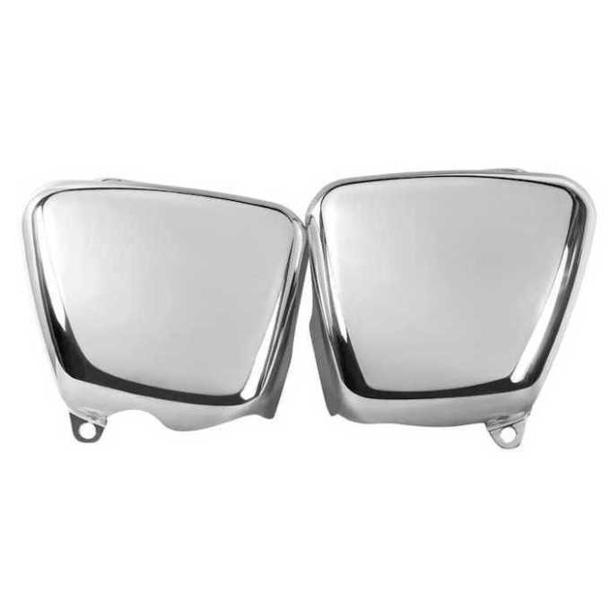 Motone Aluminum Side Covers - Polished - 2008 - 2015 Triumph Bonneville, Thruxton