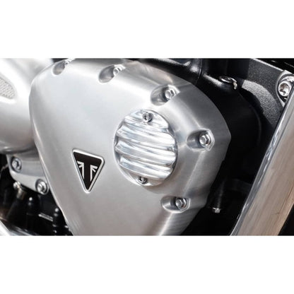 Motone Customs Ribbed ACG Cover - Polished