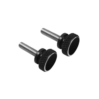 Motone Tool Free Seat Cowl Bolts - Black - Triumph Thruxton