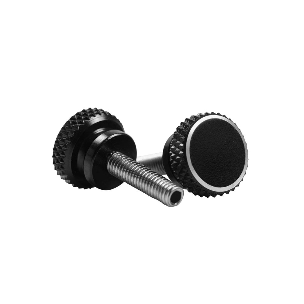 Motone Tool Free Seat Cowl Bolts - Black - Triumph Thruxton