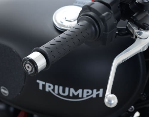 R&G Racing Weighted Bar End Sliders - Triumph Street Twin, Street Scrambler, Speed Twin 900