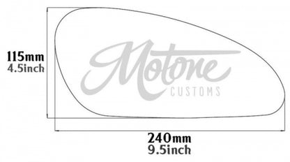 Motone Tank Knee Pads - Union Jack - 2001+ Triumph Classics